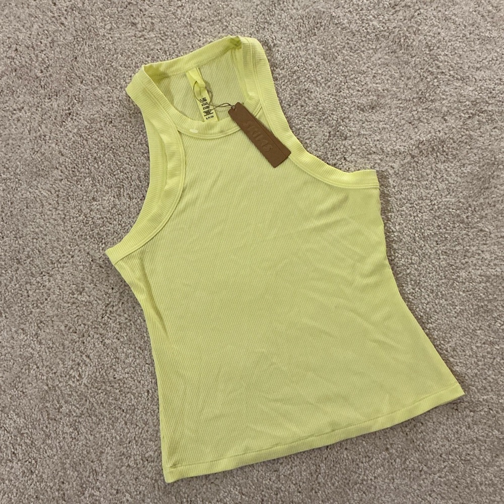 SKIMS Lemon Ribbed Tank Top